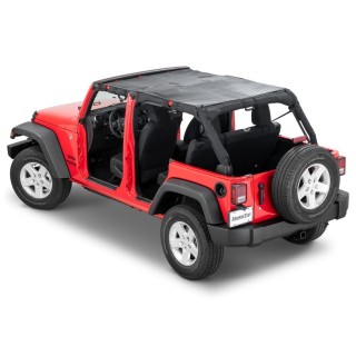 Mesh Bimini Top Plus z uchwytami do wsiadania MasterTop - ujęcie 2