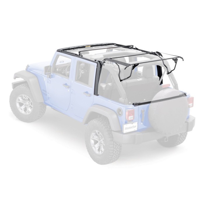 Kompletny zestaw montażowy Soft Topu MasterTop | Szekla4x4