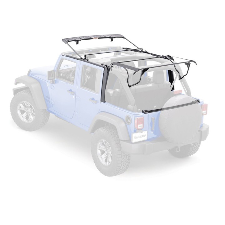 Kompletny zestaw montażowy Soft Topu MasterTop | Szekla4x4