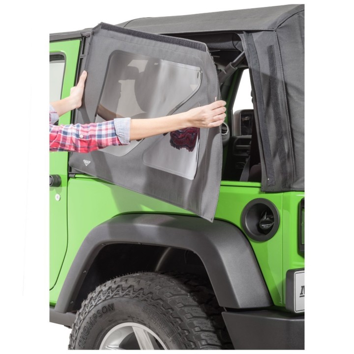 Zestaw tylnych bocznych szyb MasterTop | Szekla4x4