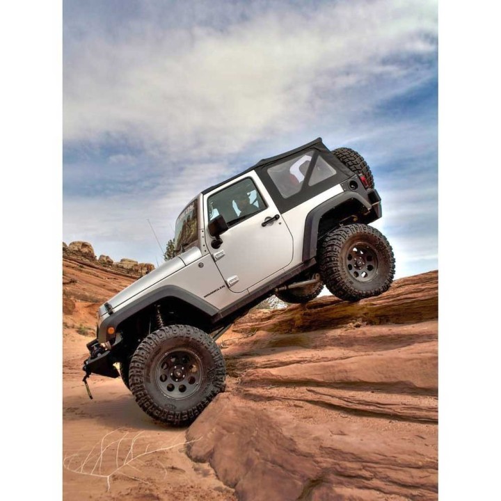 Soft top Black Diamond do Wrangler JK 2 Drzwi | Szekla4x4