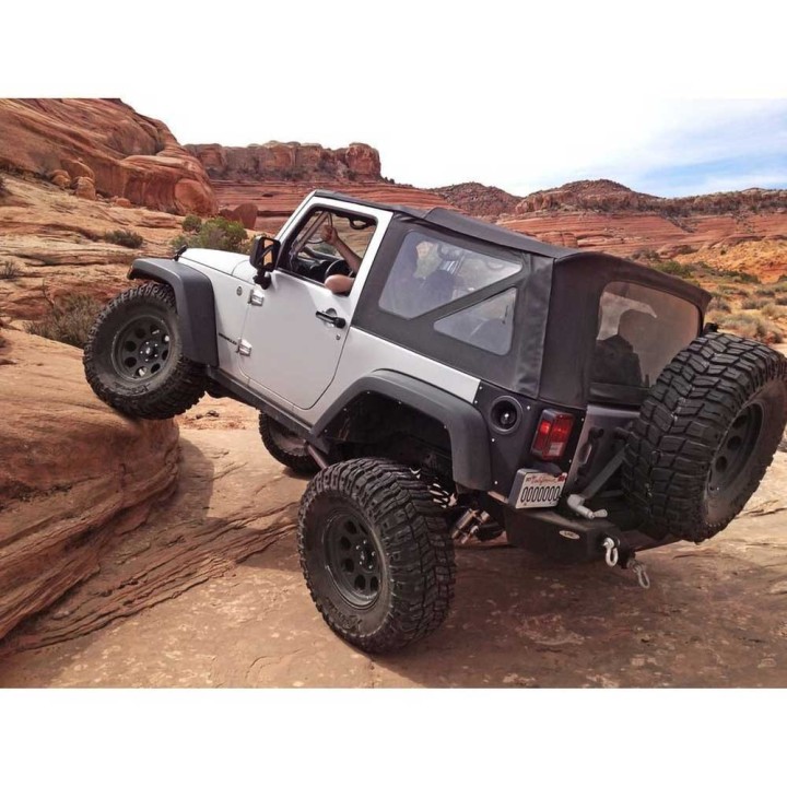 Soft top Black Diamond for the Wrangler JK 2 Drzwi