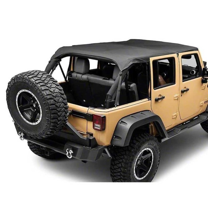 Soft top przedłużony Black Diamond Smittybilt | Szekla4x4
