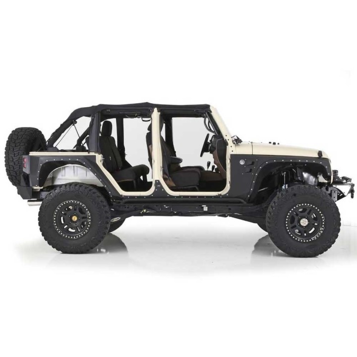 Soft top przedłużony Black Diamond Smittybilt | Szekla4x4