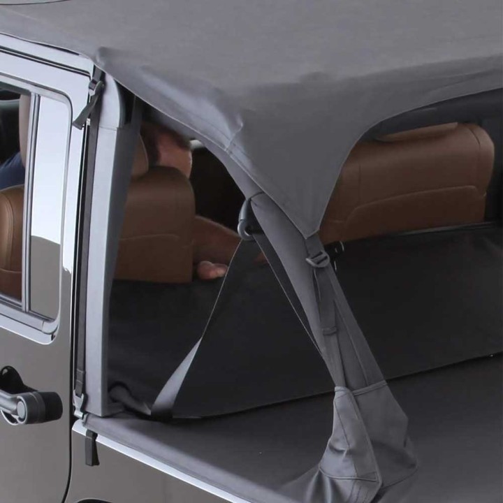 Soft top przedłużony Black Diamond Smittybilt | Szekla4x4