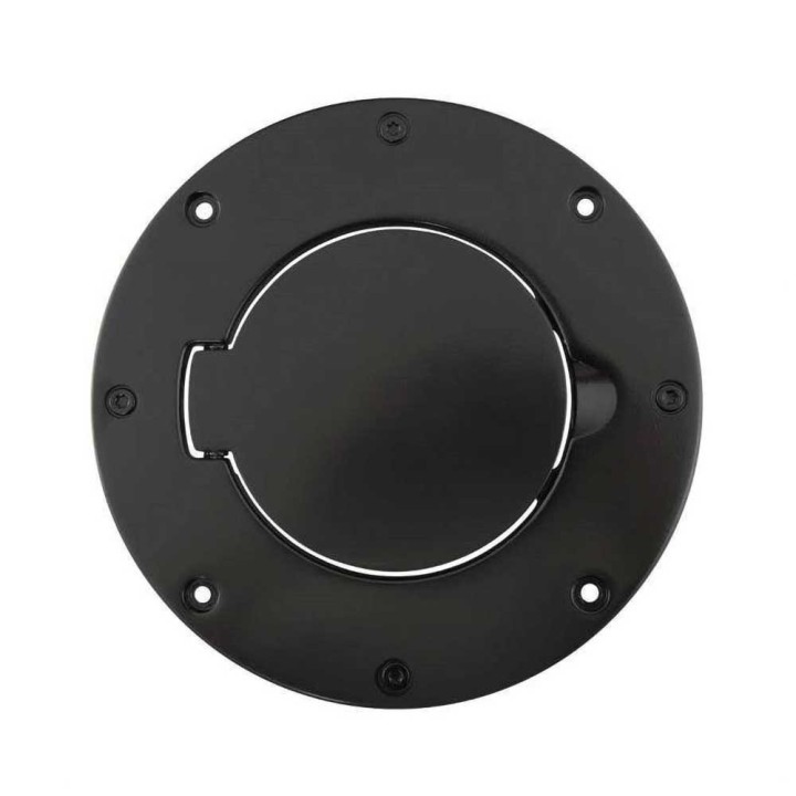 Klapka wlewu paliwa aluminiowa black Smittybilt | Szekla4x4
