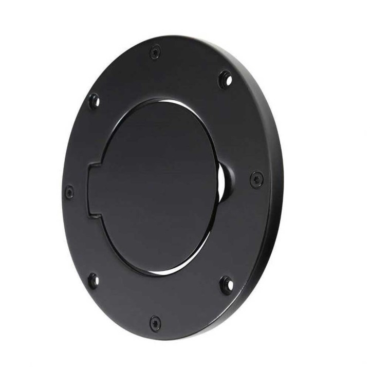 Klapka wlewu paliwa aluminiowa black Smittybilt | Szekla4x4