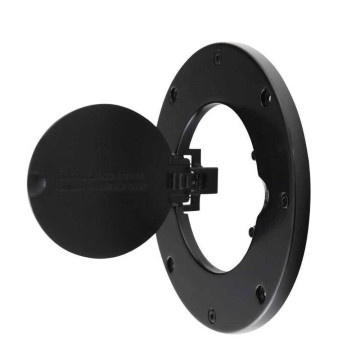 Klapka wlewu paliwa aluminiowa black Smittybilt | Szekla4x4