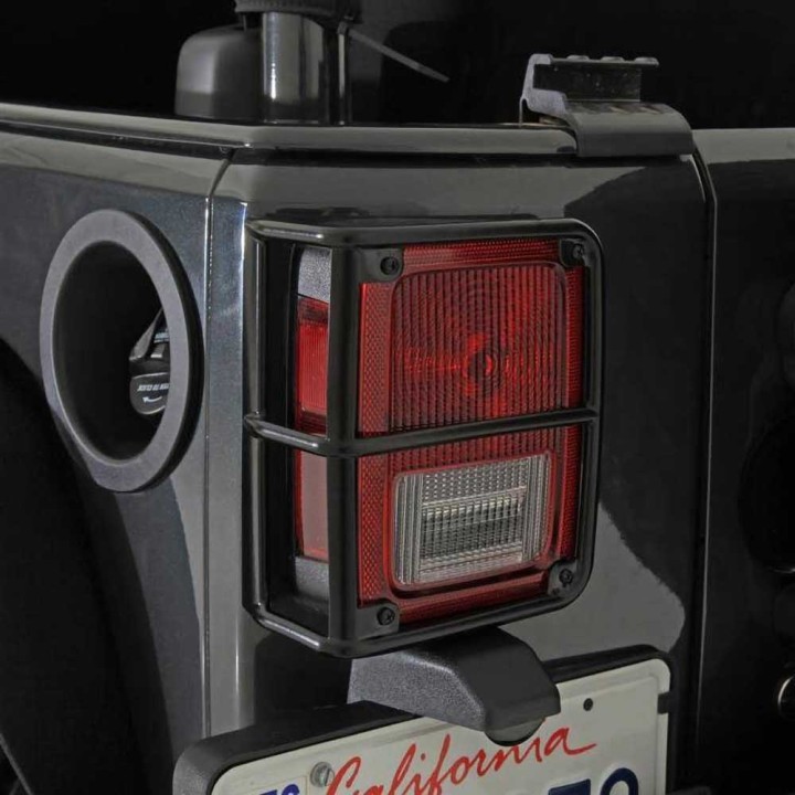 Osłony lamp czarne tył do Wrangler JK 2 Drzwi | Szekla4x4