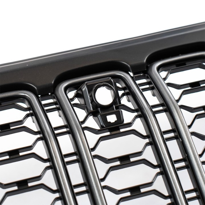 Grille with LED strip and camera opening OFD | Szekla4x4