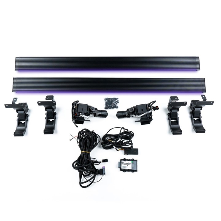 Electric running boards with LED lights GEN2 OFD | Szekla4x4