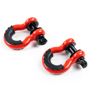 Szekla para czerwona OFD D-ring 3/4" - ujęcie 2