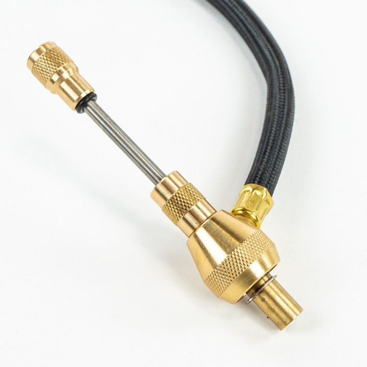 Tyre deflator with gauge OFD for the off-road vehicle