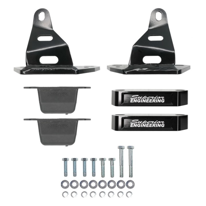 Przedłużone odboje tył 25mm Superior Engineering | Szekla4x4