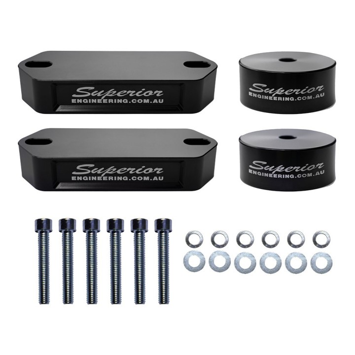 Front bump stop extensions 25 mm Superior Engineering