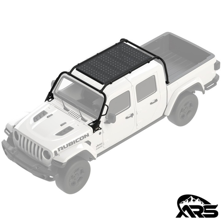 MetalCloak Bagażnik ARS OverCab Stealth z platformą, Jeep Gladiator JT - ujęcie 6