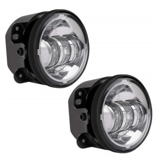 Lampy przeciwmgielne LED okrągłe chrom 4,5" JW Speaker 6145 J Series