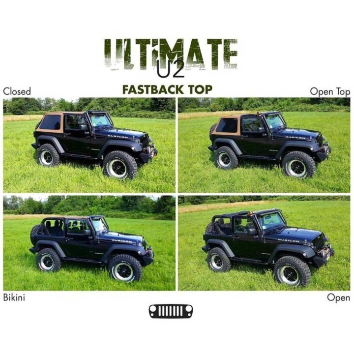 Pokrycie bagażnika typu Fastback z szybami | sklep Szekla4x4