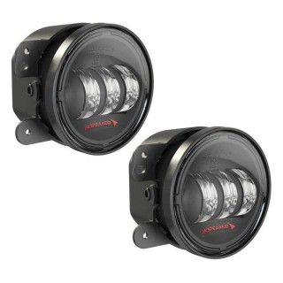 Lampy przeciwmgielne LED okrągłe black 4" JW SPEAKER