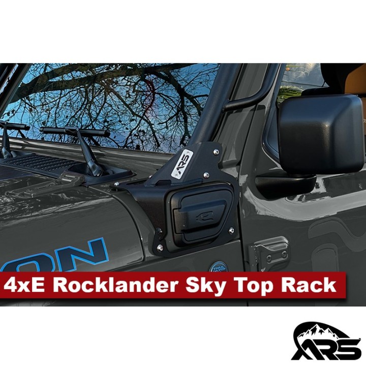 MetalCloak Bagażnik ARS Rocklander 4-drzwiowy pod dach Sky One-Touch, Jeep Wrangler JL 4xe