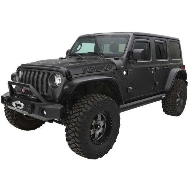 Front and rear fender flares fender standard width