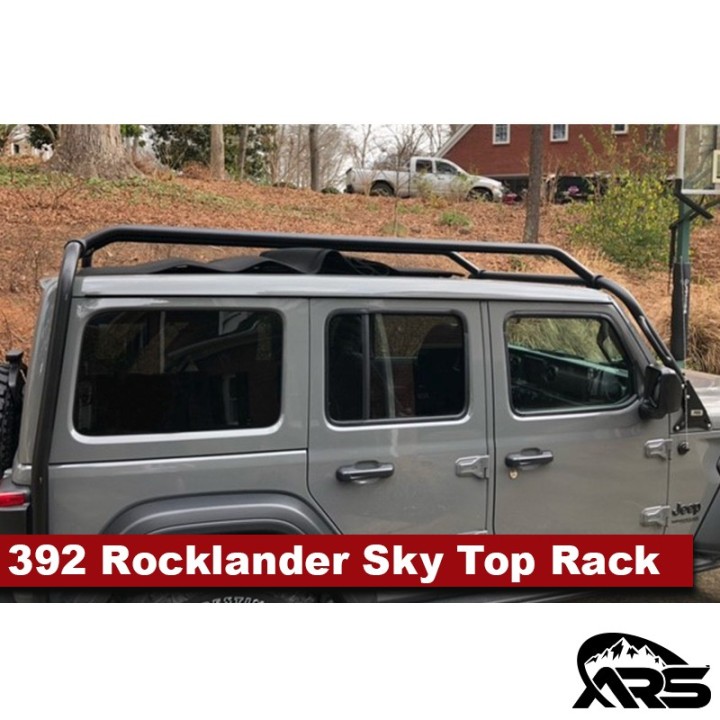 MetalCloak Bagażnik ARS Rocklander 4-drzwiowy pod dach Sky One-Touch, Jeep Wrangler JL 392 - ujęcie 3