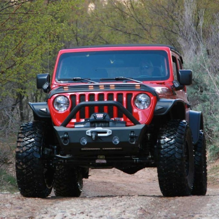 Front and rear fender flares fender standard width