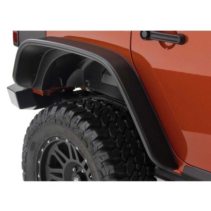 Front and rear fender flares fender standard width