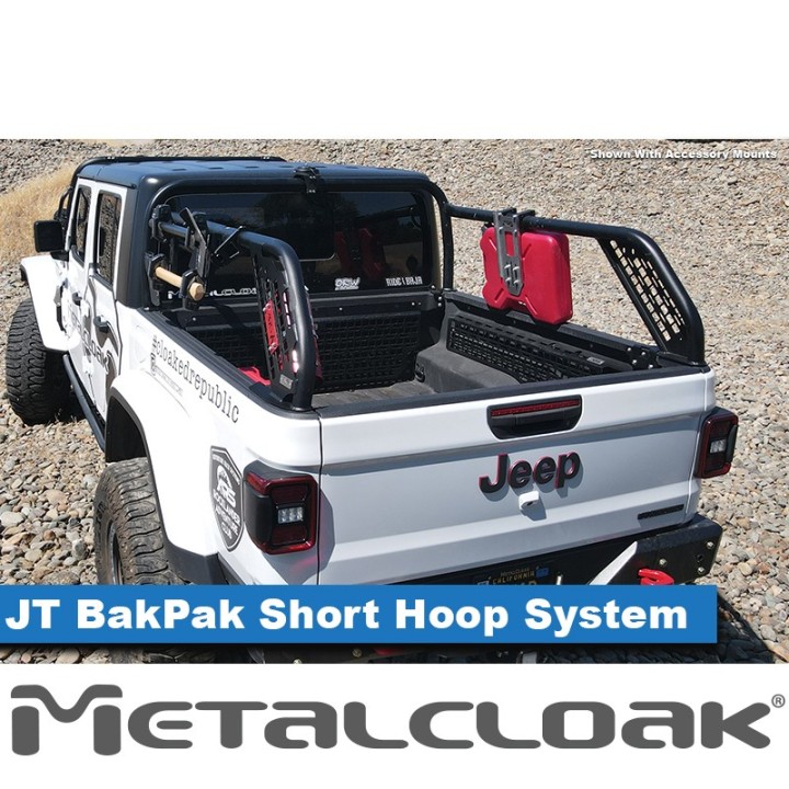 MetalCloak Bagażnik skrzyni BakPak z niskim pałąkiem, Jeep Gladiator JT - ujęcie 6