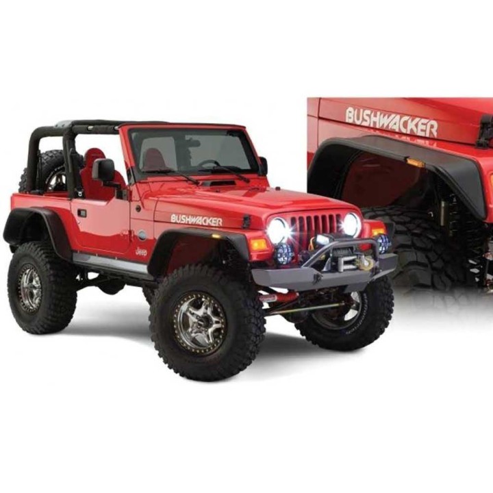 Front and rear fender flares for the Wrangler TJ | Szekla4x4