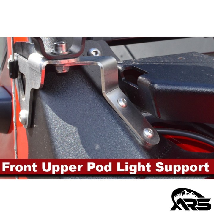 MetalCloak Wspornik górnego uchwytu lamp pod light, Jeep Wrangler JL i Gladiator JT - ujęcie 3