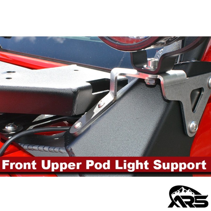 MetalCloak Wspornik górnego uchwytu lamp pod light, Jeep Wrangler JL i Gladiator JT - ujęcie 5