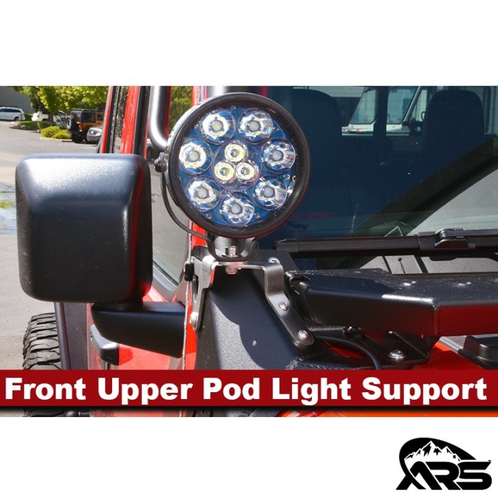 MetalCloak Wspornik górnego uchwytu lamp pod light, Jeep Wrangler JL i Gladiator JT - ujęcie 6