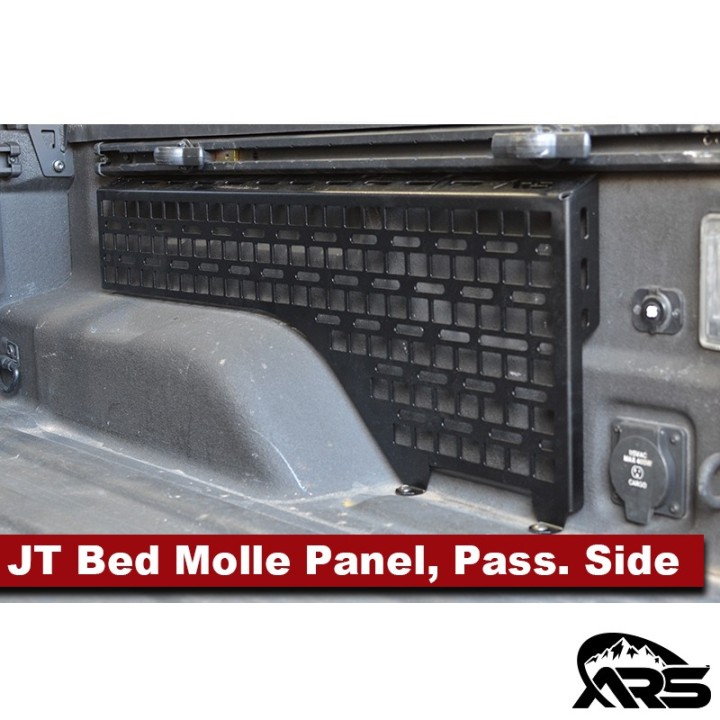 MetalCloak Panel MOLLE do skrzyni ładunkowej, strona pasażera, Jeep Gladiator JT - ujęcie 4