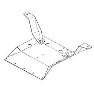 Skid plate transmission MAER for the Sprinter II (W906)