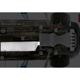 Skid plate fuel tank for the Sprinter II (W906) | Szekla4x4