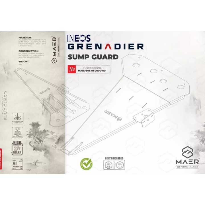 Płyta osłonowa miski olejowej do Grenadier | Szekla4x4