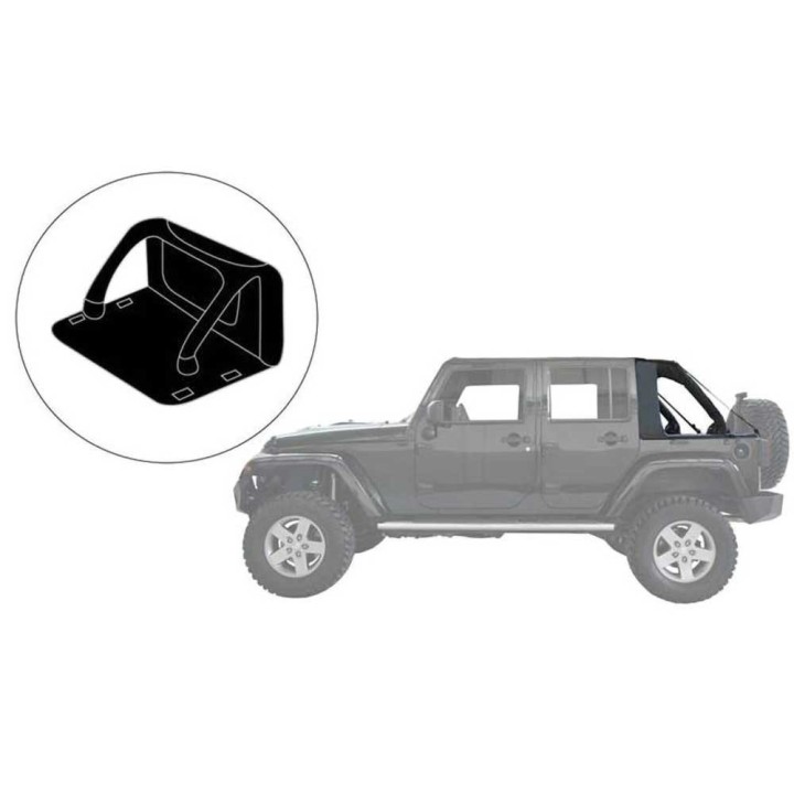 Pokrycie rack typu Cargo with windscreen Suntop | Szekla4x4