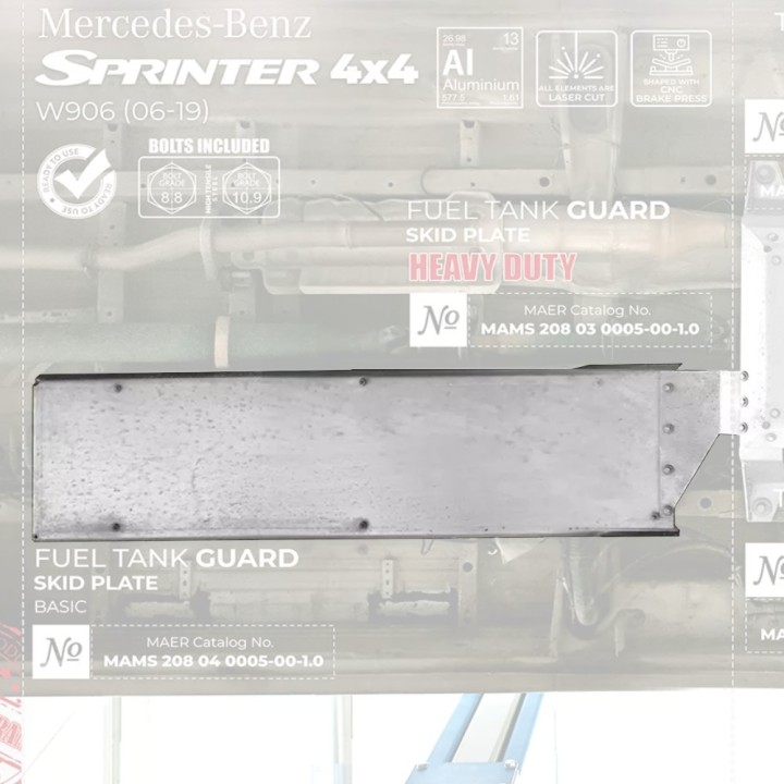 Płyta osłonowa zbiornika paliwa Heavy Duty MAER | Szekla4x4