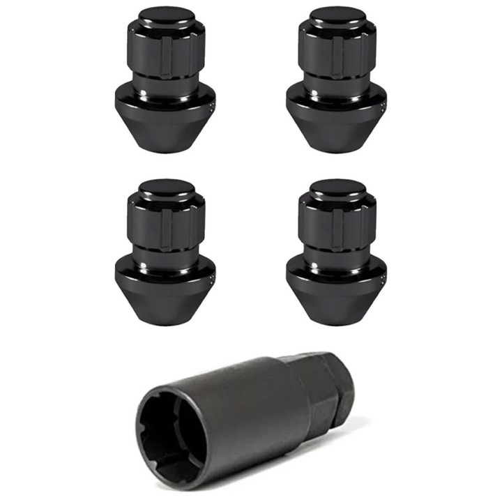 Nakrętki zabezpieczające do felg krótkie zestaw M14x1,5