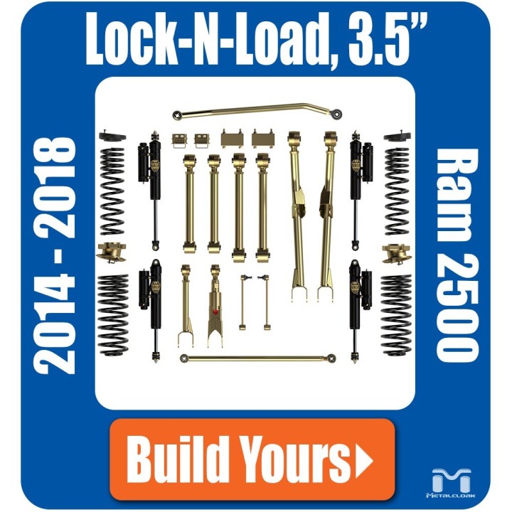 Zestaw zawieszenia Lock-N-Load Radius MetalCloak 8051 | Szekla4x4