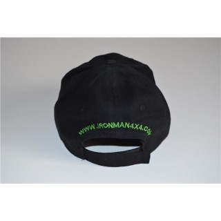 Ironman 4x4 Cap – Black Adjustable Peaked Baseball Cap