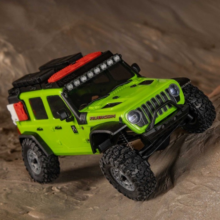 Axial SCX30 Jeep Wrangler JLU 1/30 RTR, zielony — model RC