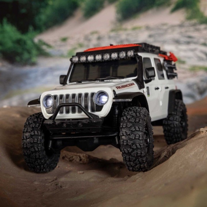 Axial SCX30 Jeep Wrangler JLU 1/30 RTR, biały — model RC