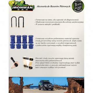 Zestaw zawieszenia Ironman 4x4 Foam Cell Pro +45 mm ze sprężynami +50 kg — Toyota Land Cruiser Prado 150 od 12.2017