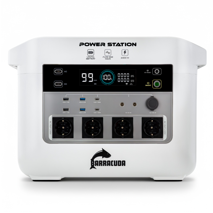 Stacja zasilania Barracuda DPS2400 2400W 2150Wh — Barracuda
