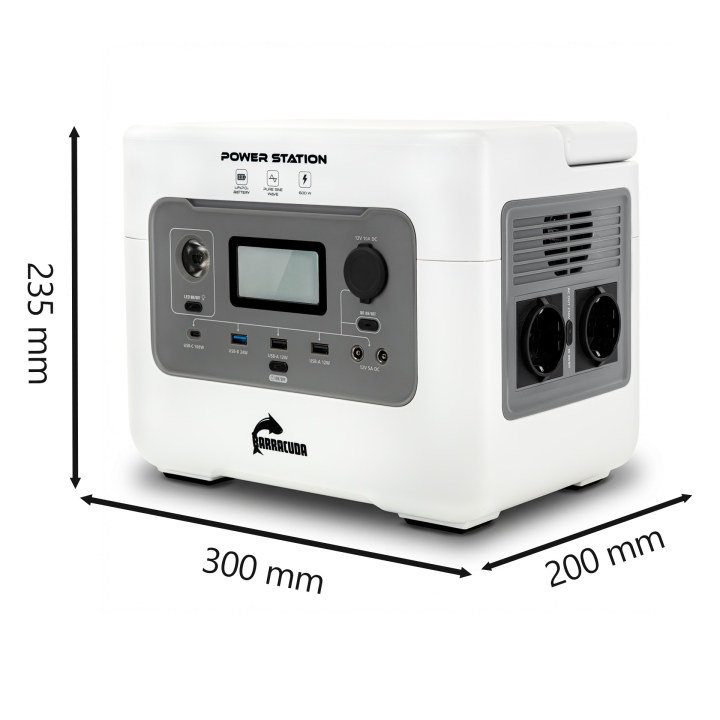 Stacja zasilania Barracuda DPS600 600W 576Wh — Barracuda