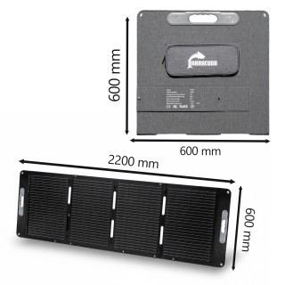 Panel solarny składany Barracuda BSP200 200W — Barracuda
