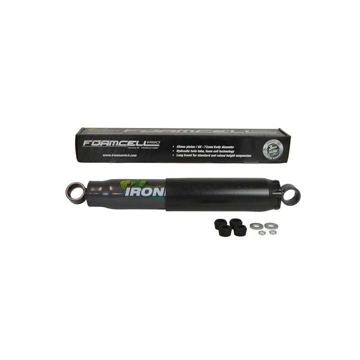 Amortyzator tylny Ironman 4x4 Foam Cell Pro wzmocniony, lift 2" — Toyota Land Cruiser, Toyota Hilux Revo 2.8 (45081FEP)