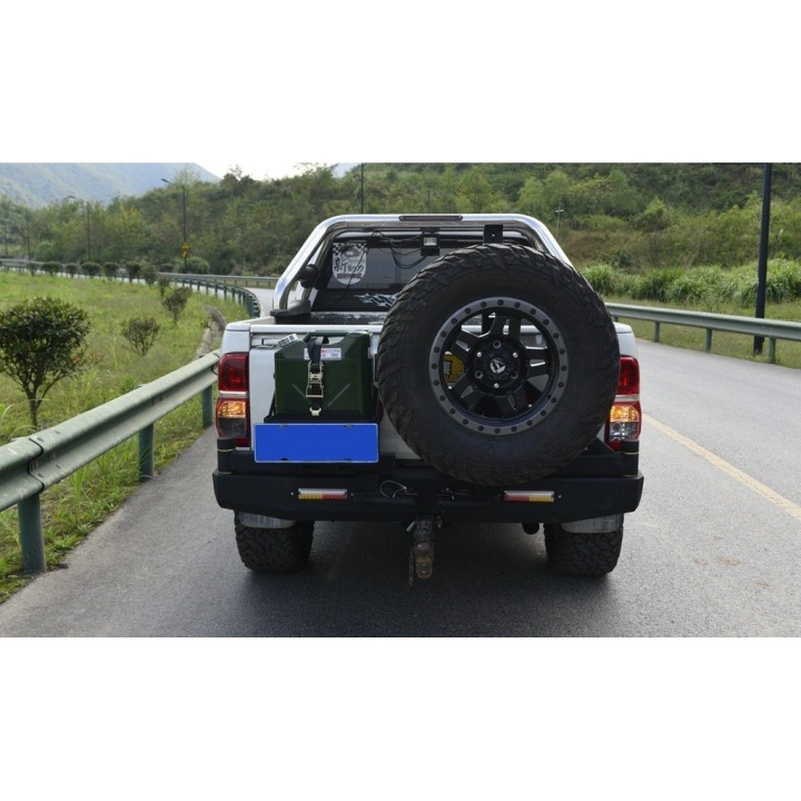 Zderzak tylny stalowy Snakeman 4WD — Toyota Hilux Vigo 2005-2015 i Revo (SNBR11) - ujęcie 4